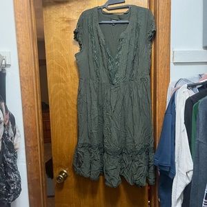 Torrid army green dress